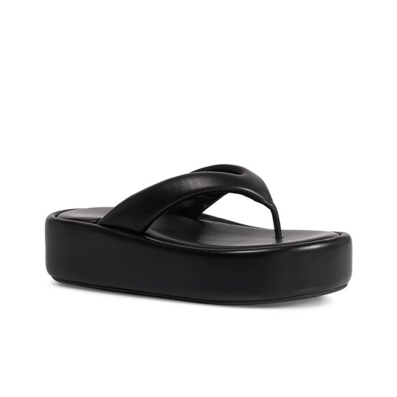Balenciaga | Rise Thong Sandal in Black - Picture 1 of 6